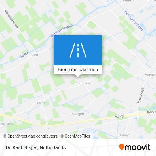 De Kastieltsjes kaart
