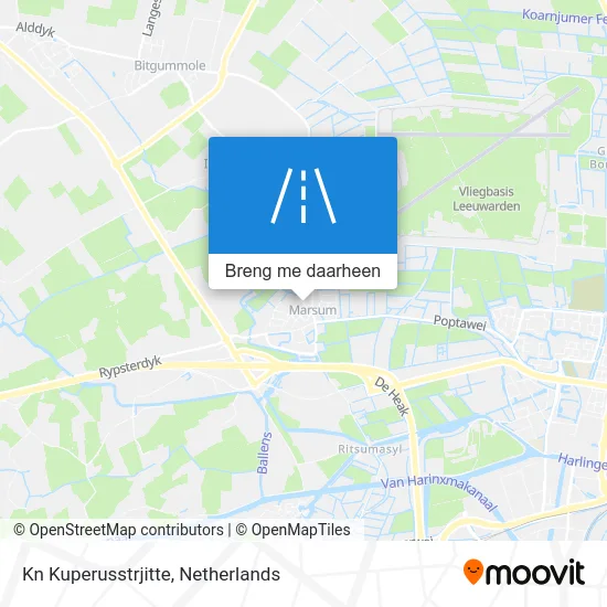 Kn Kuperusstrjitte kaart