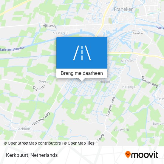 Kerkbuurt kaart