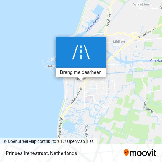 Prinses Irenestraat kaart