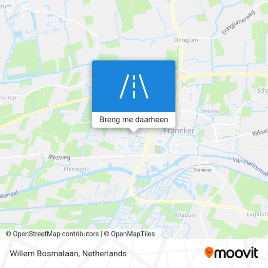 Willem Bosmalaan kaart