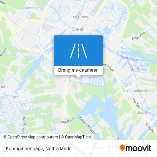 Koninginnenpage kaart