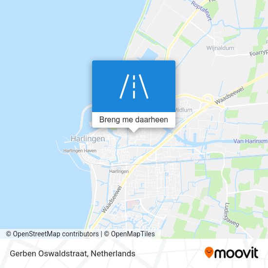 Gerben Oswaldstraat kaart