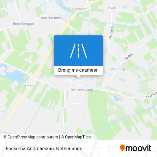 Fockema Andreaelaan kaart