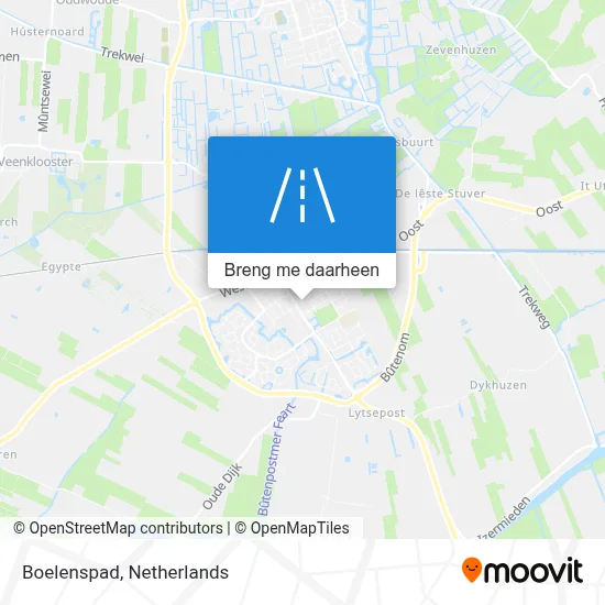 Boelenspad kaart