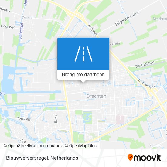 Blauwverversregel kaart