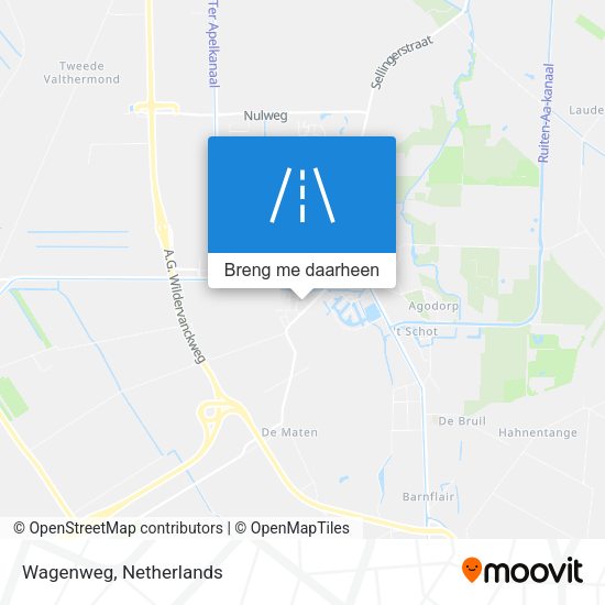 Wagenweg kaart