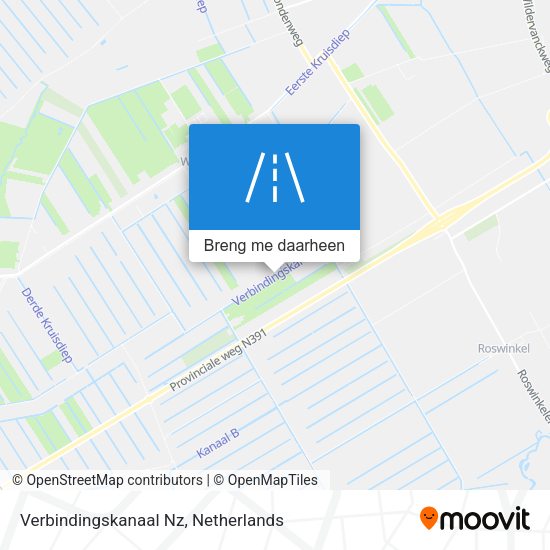 Verbindingskanaal Nz kaart