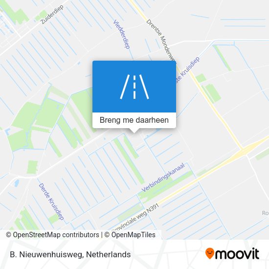 B. Nieuwenhuisweg kaart