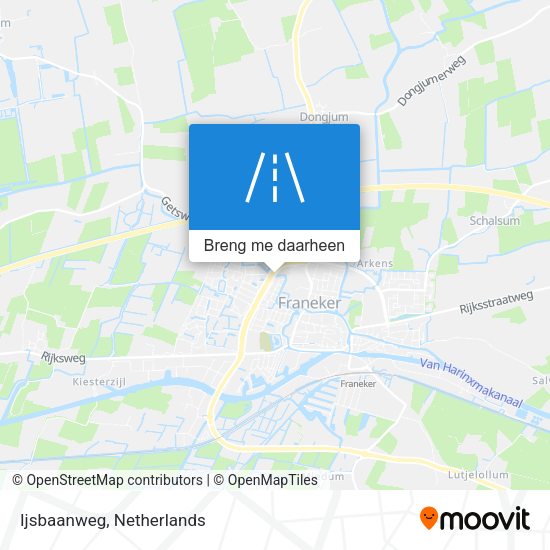 Ijsbaanweg kaart