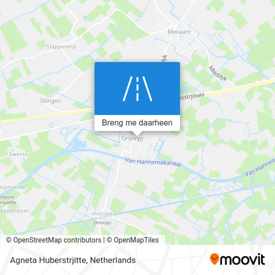 Agneta Huberstrjitte kaart