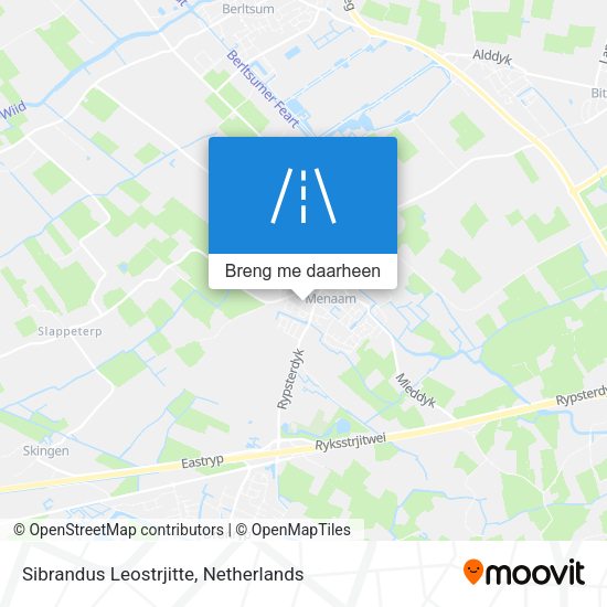 Sibrandus Leostrjitte kaart