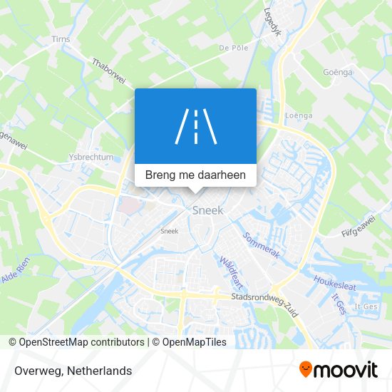 Overweg kaart