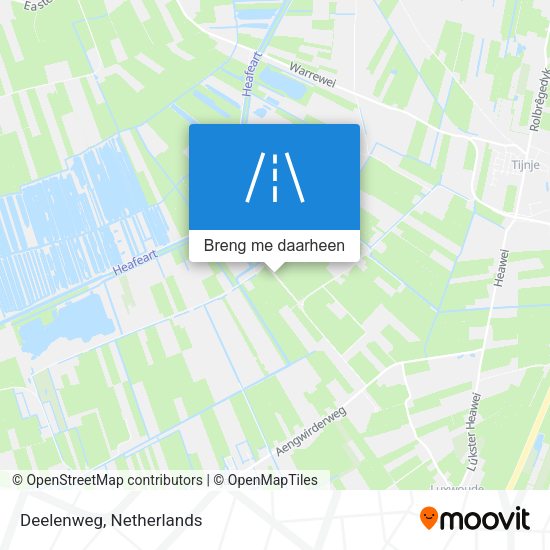 Deelenweg kaart