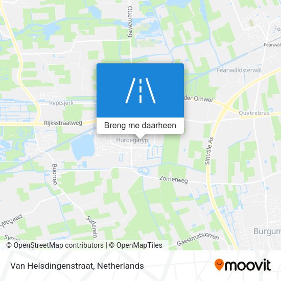 Van Helsdingenstraat kaart