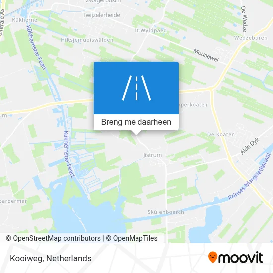 Kooiweg kaart