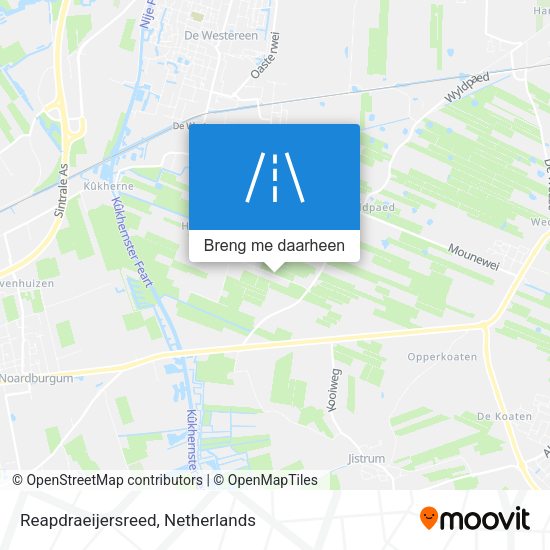 Reapdraeijersreed kaart