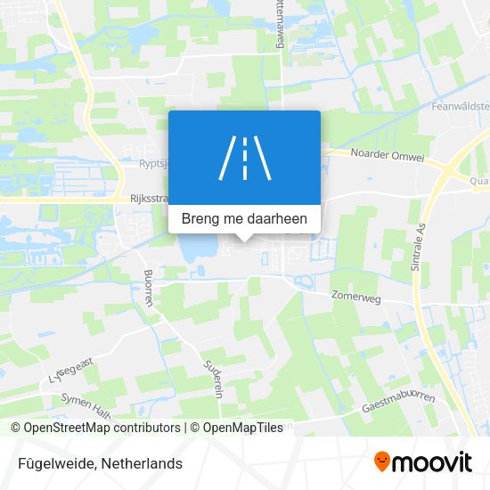 Fûgelweide kaart