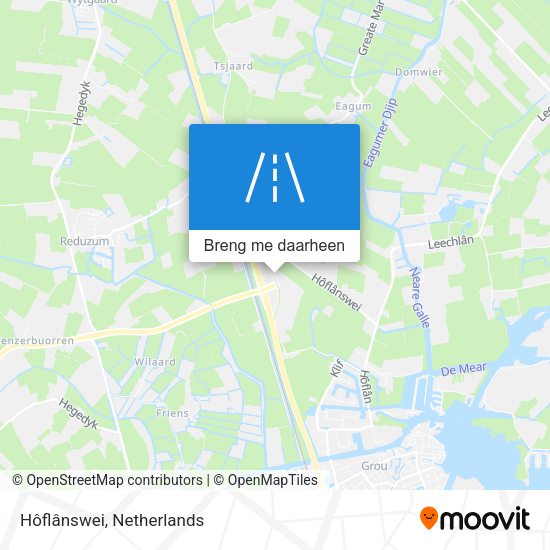 Hôflânswei kaart