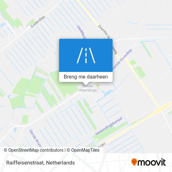 Raiffeisenstraat kaart