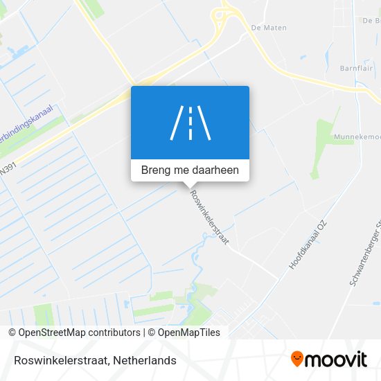 Roswinkelerstraat kaart