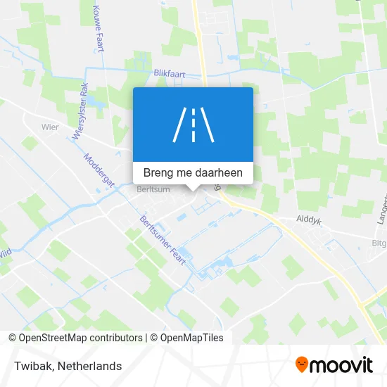 Twibak kaart