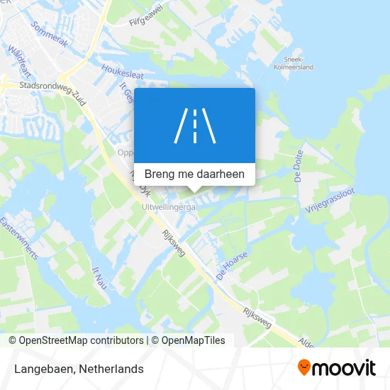 Langebaen kaart