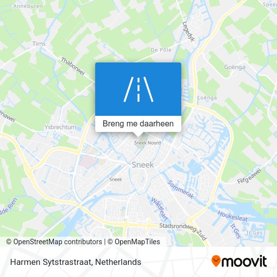 Harmen Sytstrastraat kaart