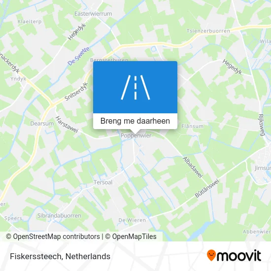 Fiskerssteech kaart