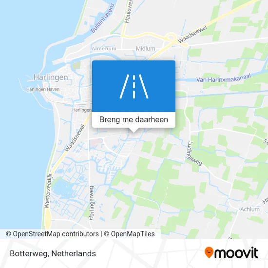 Botterweg kaart