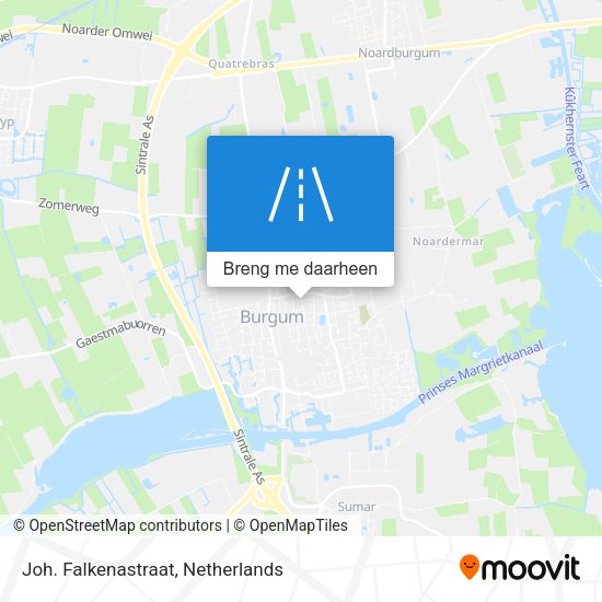 Joh. Falkenastraat kaart