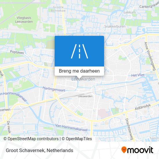 Groot Schavernek kaart