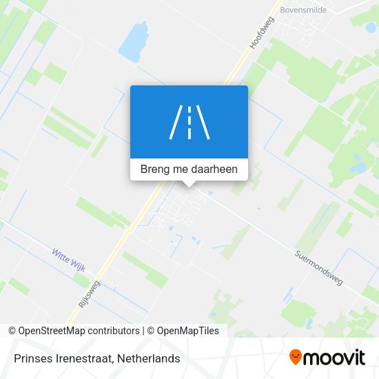 Prinses Irenestraat kaart
