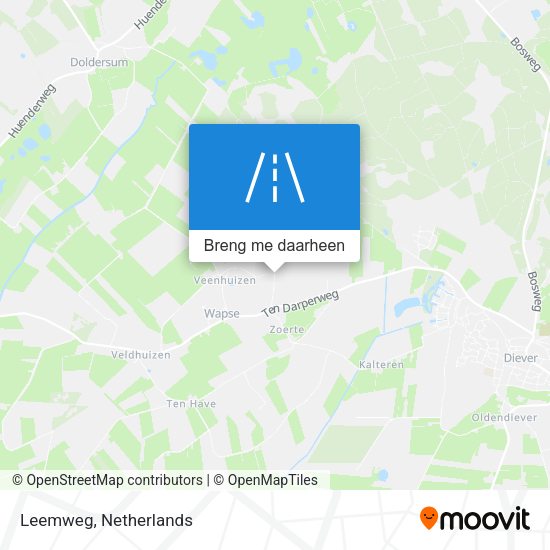 Leemweg kaart