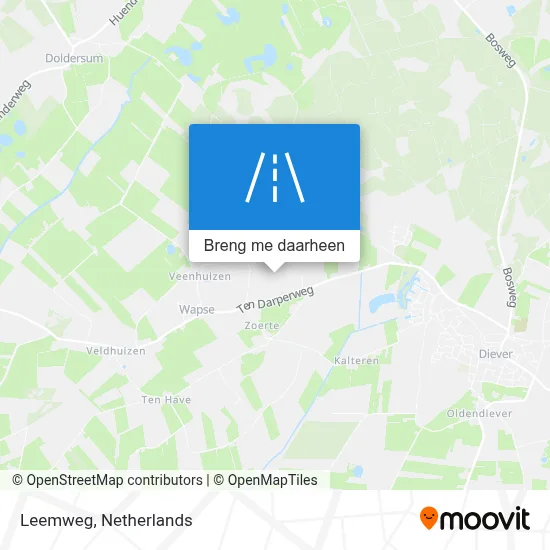 Leemweg kaart