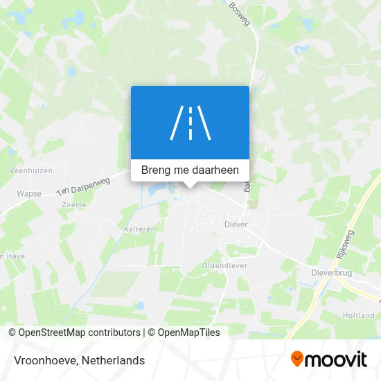 Vroonhoeve kaart