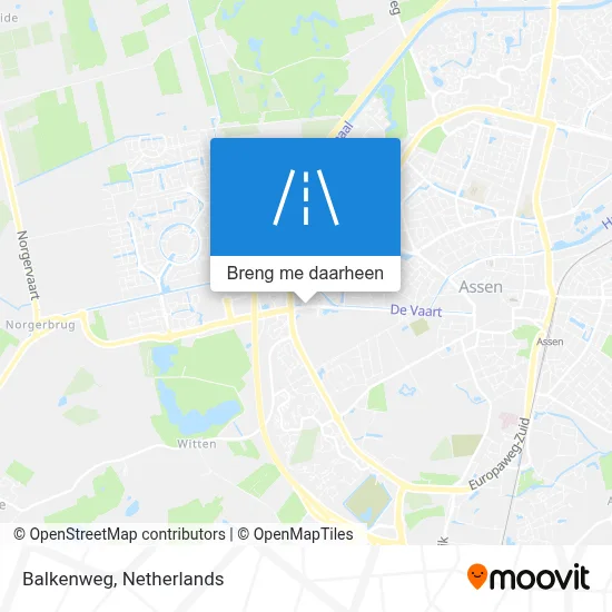Balkenweg kaart