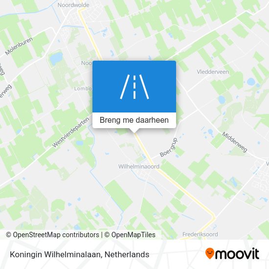 Koningin Wilhelminalaan kaart