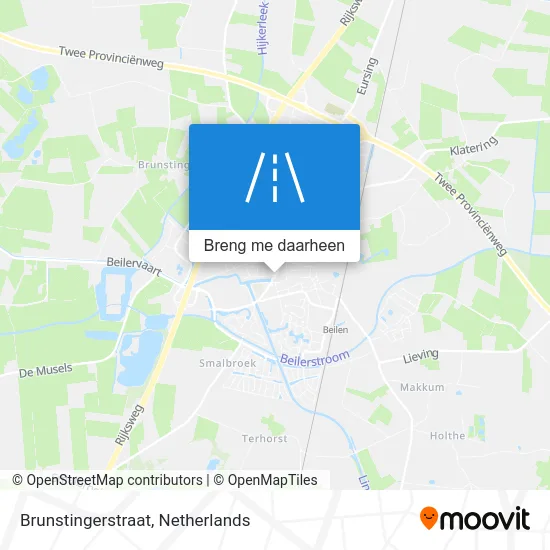 Brunstingerstraat kaart