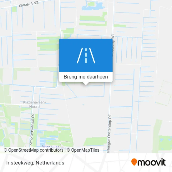 Insteekweg kaart