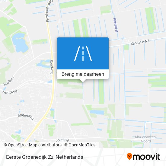 Eerste Groenedijk Zz kaart