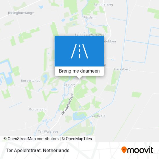 Ter Apelerstraat kaart