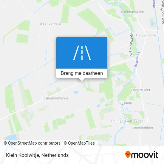 Klein Koolwitje kaart