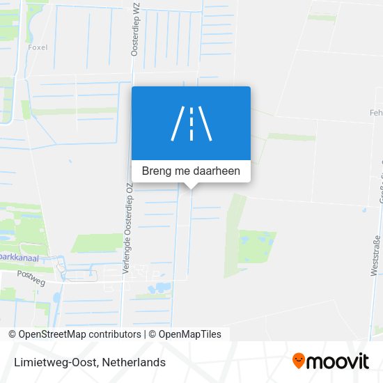 Limietweg-Oost kaart