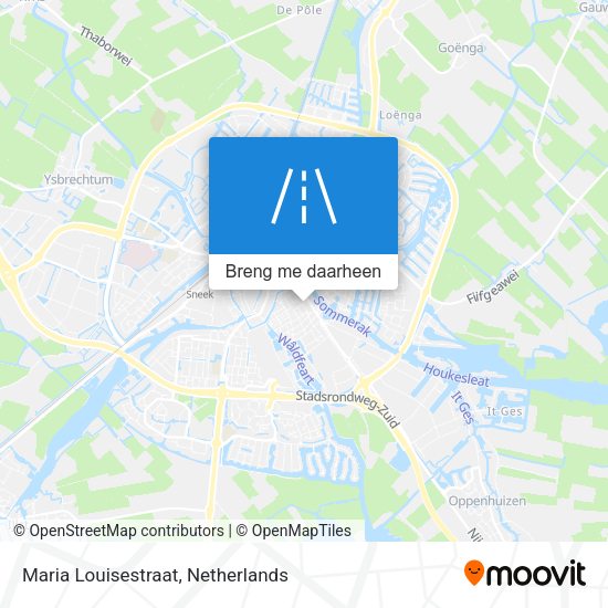 Maria Louisestraat kaart