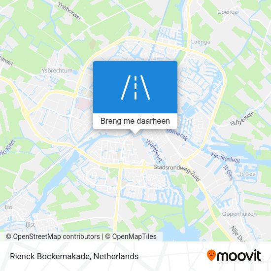 Rienck Bockemakade kaart