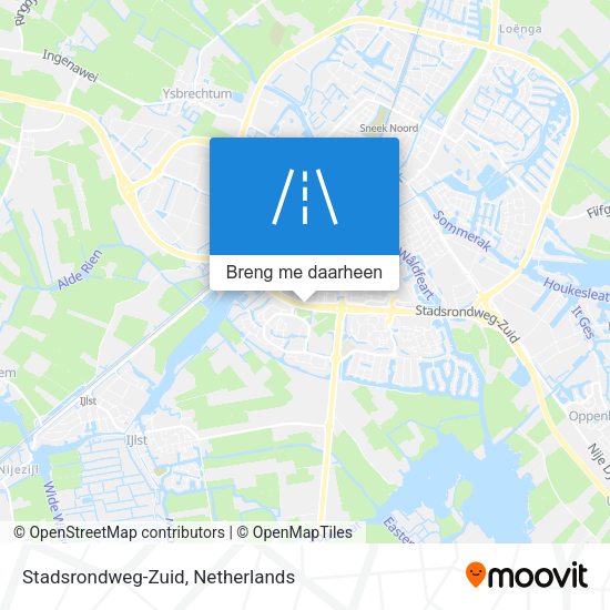 Stadsrondweg-Zuid kaart