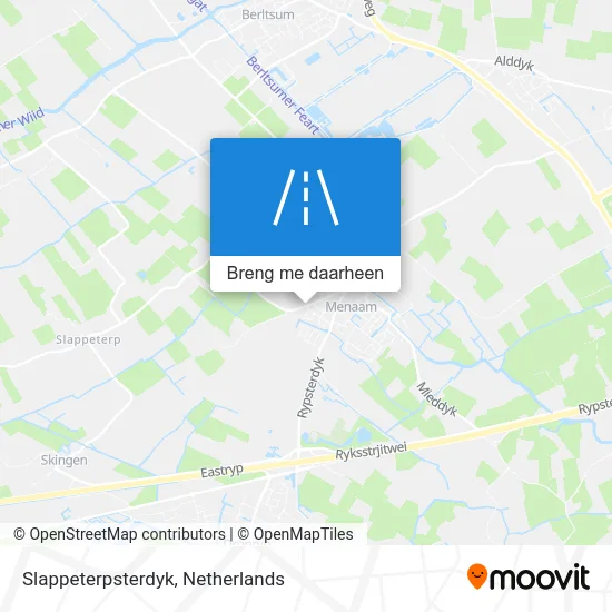 Slappeterpsterdyk kaart