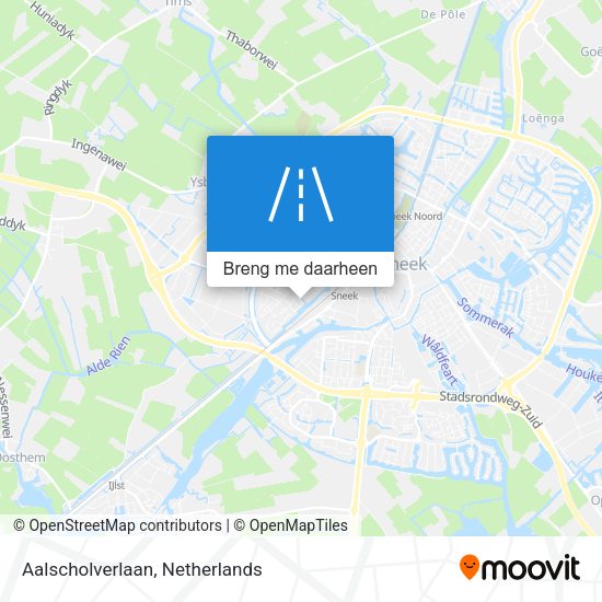 Aalscholverlaan kaart
