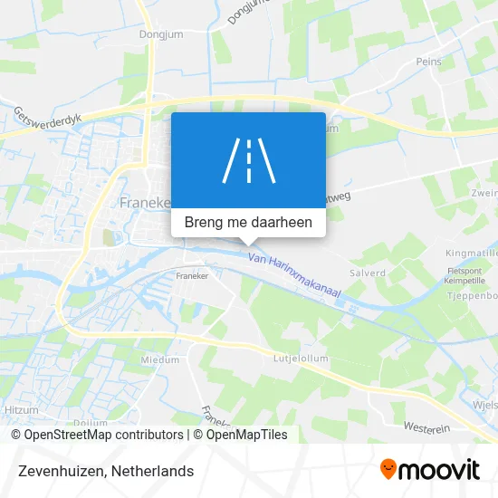 Zevenhuizen kaart